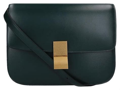 celine classic box green|Celine.